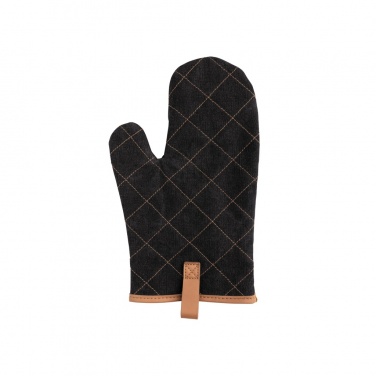 Logo trade promotional products image of: Deluxe canvas oven mitt